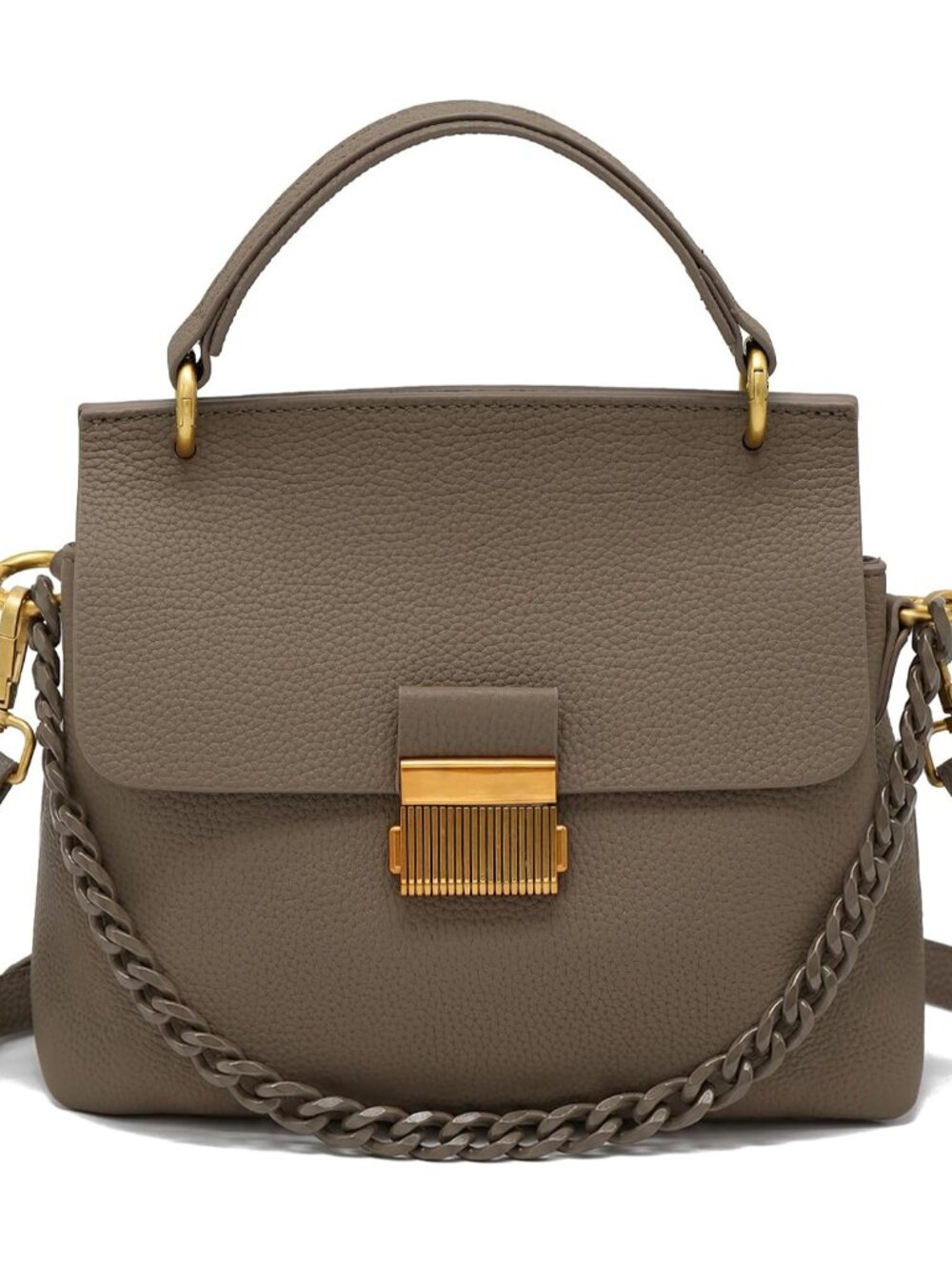 Genuine Leather Shoulder Bag for Women Top Handle Handbag Crossbody Bag